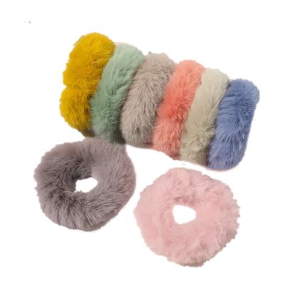 China Comfortable Soft Premium Scrunchy Hair Ties Ropes Scrunchies Hair Bands Flips Elastic Hair Scrunchies Velvet Hair Scrunchies For Women Girls Accessories for sale