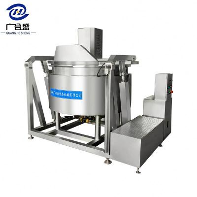 China Cheap And High Quality Vegetable Processing Factory Adjustable Round Electric Tilting Pan Jacketed Kettle Cooker for sale