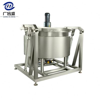 China Wholesale High Quality Sus304 Stainsteel Vegetable Processing Plant With Blender Coated Kettle For Cooking for sale