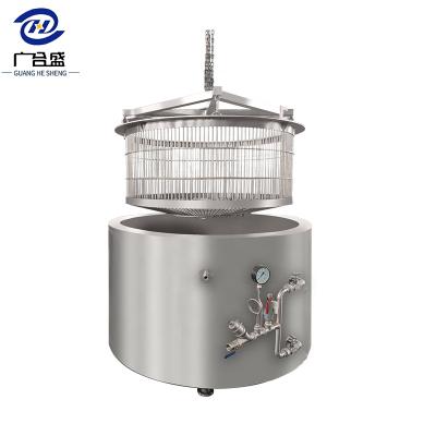 China Vegetable Processing Plant Latest Design Full Automatic Large Round Pot / Cooking Meat Equipment Industrial Steaming Pot for sale