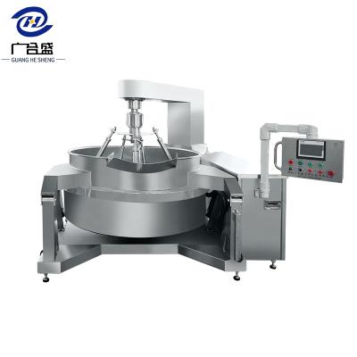 China Vegetable Processing Plant Factory Direct Wholesale Chili Sauce Electric Sauce Cooking Machine Adjustable Mixer for sale