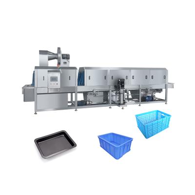 China Automatic vegetable processing plant manufacturer direct sales turnover basket washing machine equipment for sale