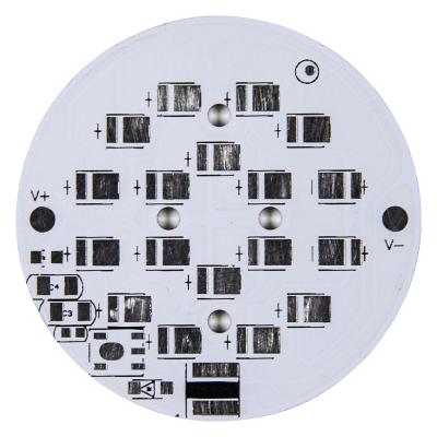 China Power 200w SMD LED Double Sided Aluminium PCB Custom Round Shape for sale