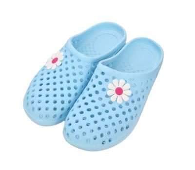 China Hot Fashion Trend New Items Hollow Out Durable PVC Hotel Slipper Custom Indoor OEM for sale