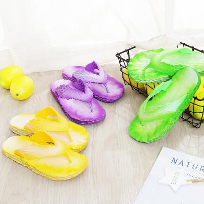 China Fashion Trend Flip Flops Vegetables Novelty Trendy Woman Slippers Summer Slipper Women for sale