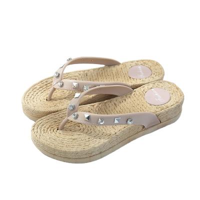 China Fashion Trend Durable Women PVC Flip Flops Slippers Cozy Slippers Fine Quality for sale