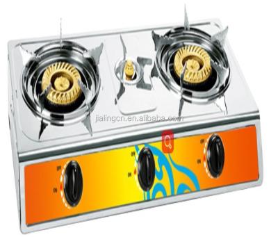 China Hotel Cheap Price High Quality Cooking Table Top 3 Burners Stainless Steel Gas Stove for sale