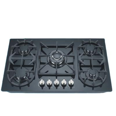 China Household Cheap Price Stainless Steel Built In Gas Hob 5 Burner for sale