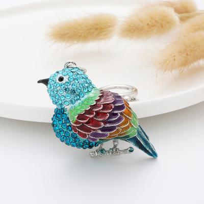 China Latest Durable Wholesale Luxury Animal Key Chain Strap Designer Rhinestone Key Chain for sale