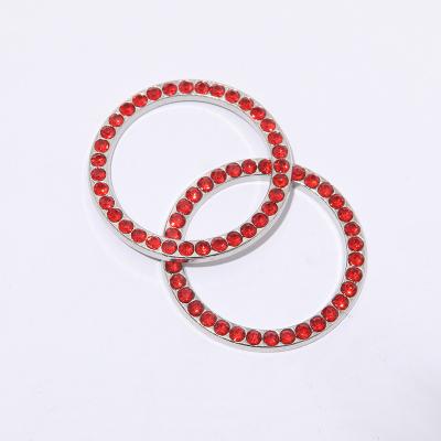 China Durable GM One Button Engine Start Stop Ignition Button Diamond Ring Decoration for sale