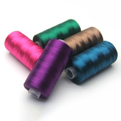 China Large Small Abrasion-Resistant Silk Rayon Blend Embroidery Machine Thread Spool for sale