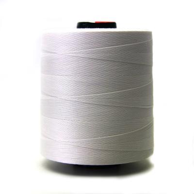 China 12000 Yards Abrasion-Resistant Soft Cotton Yarn Spool 100% White Cone for sale