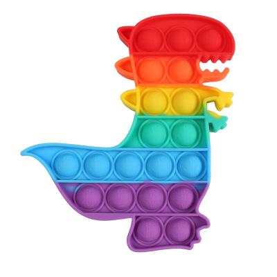 China No New Rainbow Kids Decompression Puzzle Silicone Toys for sale