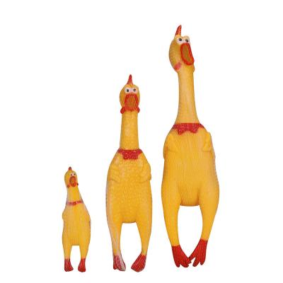 China Viable Manufacturers Wholesale Pet Toys To Vent Creative Prank Scream Chicken for sale