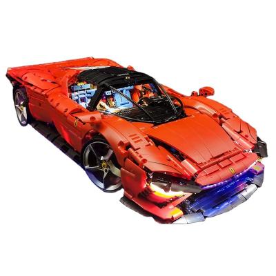 China Building Toy Blocks Roadster Assembled Toys For Children Programmed Bugatti Car Models for sale