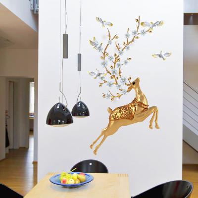 China No Residue Gold Deer SK9345 Wall Sticker Keepsake Souvenir Gift Set for sale