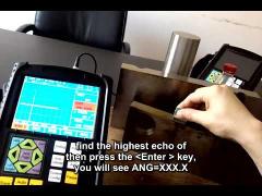 Compact Digital Ultrasonic Flaw Detector With LED Color Display