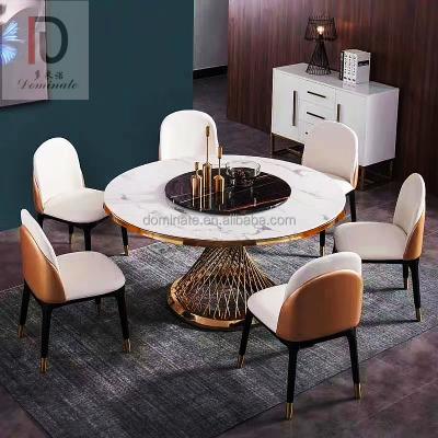 China Modern Tower Over Event Design MDF Round Shape Stainless Steel Top Wedding Table for sale