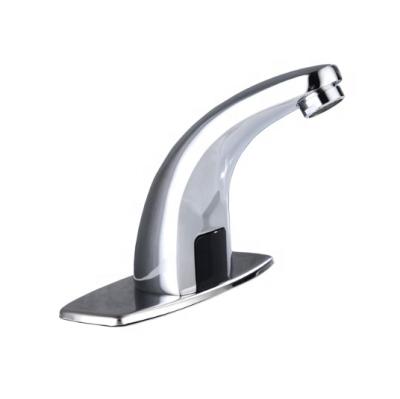 China Sense Faucets Black Single Hole Touchless Electronic Bathroom Faucet For Faucet Infrared Hand Basin Water Faucet Sensor Free Automatic Faucet for sale