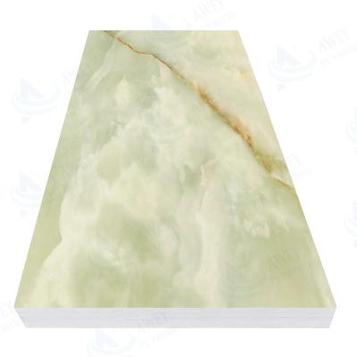 China Eco-friendly Marble Sheet PVC Factory Price UV Marble Sheet Wall Decoration For Sale for sale