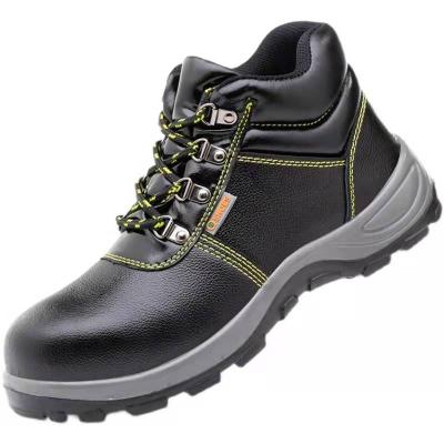 China Vokea Safety Anti-skid Boots With Steel Toe Men Safety Shoes Middle Cut Basic Work Shoes High Quality Waterproof Safety Boots for sale