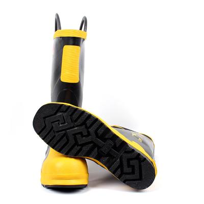 China Professional Anti Slip Fire Safety Boots Anti Smash And Anti Puncture for sale