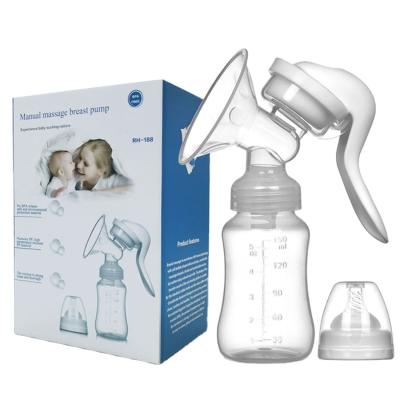 China BPA Best Price Good Quality Hand Free Hot Sale Cheap Simple Portable Breast Pump for sale