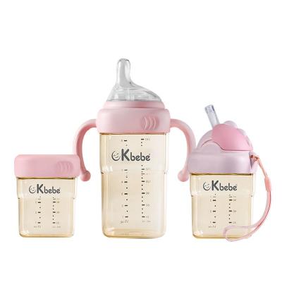 China New Model One BPA Free Bottle 3 Way Use Straw Cup Storage Cup Set PPSU Baby Bottle for sale