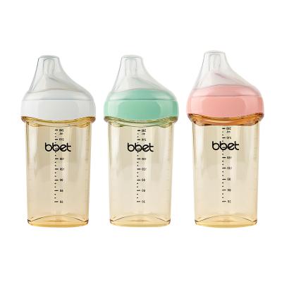 China BPA Free Ppsu Baby Bottle, Four-Purpose, Wide Mouth, Straight, Triangle, Straight Baby Bottle for sale