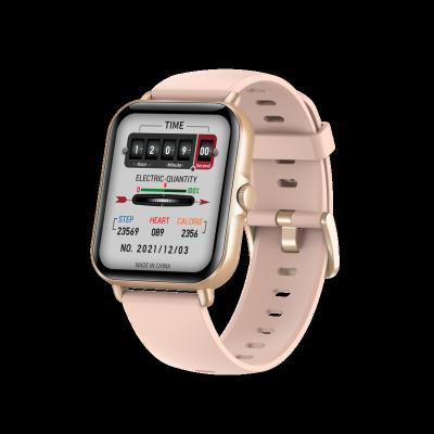 China 2022 New Product MP3 Playback Smart Watch Men Step Counting IP68 Women Square Display Smartwatch Heart Rate Wrist Watch for sale