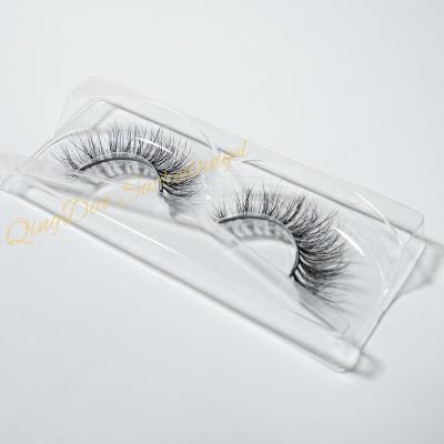 China Customized Crisscross Crisscross Real Handmade Individual Packing Mink Eyelash for sale