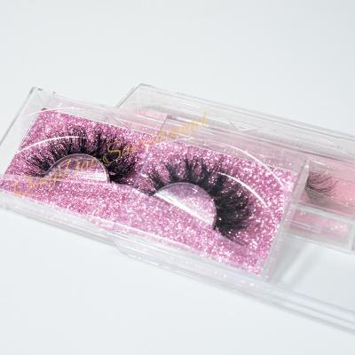 China Logo Packaging Private Label Extensions Custom Crisscross 25Mm Mink Eyelashes for sale