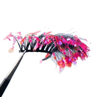 China Luxury Custom Colored 25Mm Crisscross 3D Real Mink Lashes False Eyelashes for sale