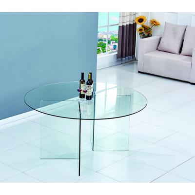 China Glass Top Mid Century Dining Table Dining Tables Furniture Luxury Modern Modern Dining Table for sale