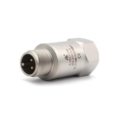 China Anti-interference Industrial Current Type Vibration Isolation Strong Performance A36D100 4-20mA RMS Output Floating Accelerometer for sale