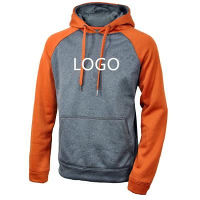 China wholesale Anti-wrinkle gym fasion men clothing OEM casual hoodie workout color block sleeves with bag men clothing for sale