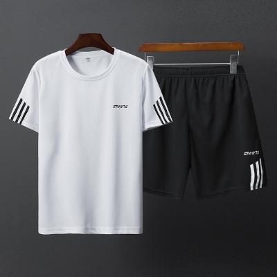 China Wholesale Custom QUICK DRY Summer Cotton Shorts Two Piece Sleeve Men Tracksuits Sets Sports Sets for sale