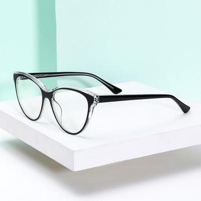 China Fashionable Optical Frame Eye Glasses Frames Bluelight Blocking Glasses Cat Eye Glasses for sale