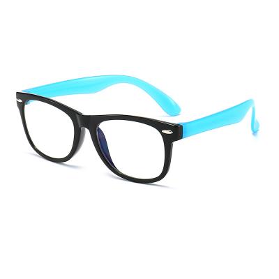 China Fashionable Cheap Kids Optical Glasses Tr90 Computer Gaming Frame Anti Blue Light Eyewear For Children for sale