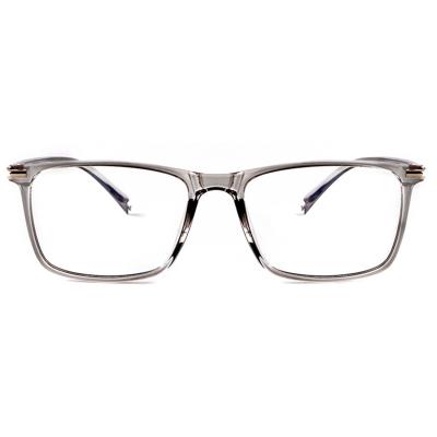 China Fashionable Clear Color Square Tr90 Frame Optical Glass Glasses Anti-blue Lightweight Blue Men for sale