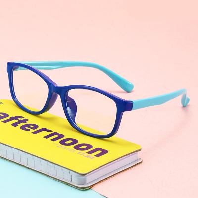 China Fashionable Cheap Kids Eyeglasses Frames Optical Blue Light Blocking Glasses for sale