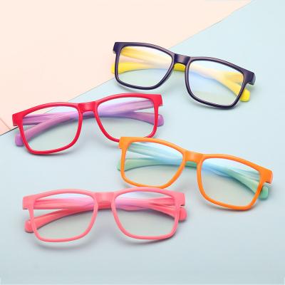 China Fashionable Anti Wear Blue Light Glass Eye Optical Frame Blue Light Glasses For Kids for sale