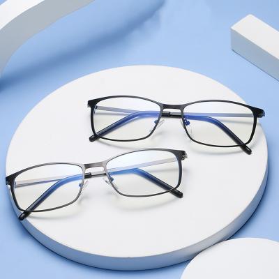 China Fashionable High Quality Metal Optical Frames Anti Blue Light Glasses Fashion Men Eyewear Glasses for sale