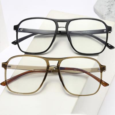 China Fashionable Block Fashion Clear Blue Light Blue Glass River Frames Glasses Cheap Eyewear Optical Frames for sale