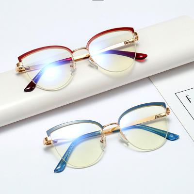 China Fashionable Ladies Fashion Optical Eyewear Manufacturer Blue Light Anti Glass Frames for sale