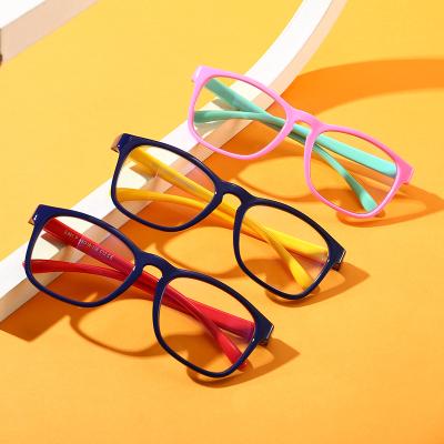 China Anti Silicone Kids Eyewear Fashion Glass Fashionable Blue Light Computer for sale