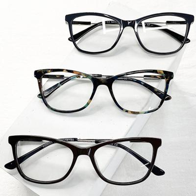 China Cat Eye Unisex All High Quality Fashionable Eye Acetate Glass Optical Frames Glass Eyewear for sale