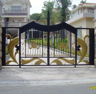 China GD OKM Villa Wrought Iron Modern High Quality Decorative Steel Base Track for sale