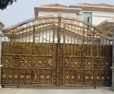 China Modern GD OKM CE Certificated High Quality Metal Door Industrial Villa Iron Gates for sale