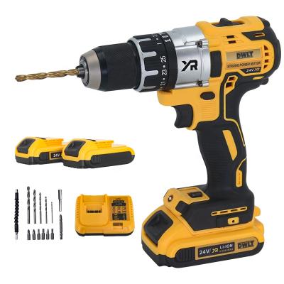 China Tools BISON High Quality Screwdriver Electric Cordless Drill Impact Driver Combo With Battery 18v 20v for sale